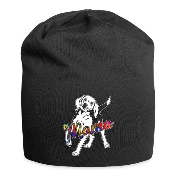 Beagle Beagle Mama - Jersey Beanie - black - Front