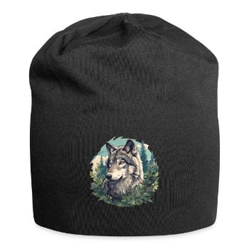 Loups Loup - Bonnet en jersey - noir - Devant