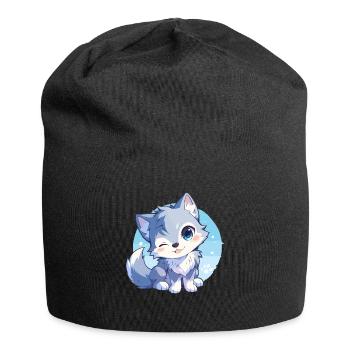 Loups Loup - Bonnet en jersey - noir - Devant
