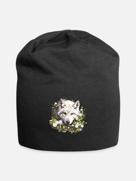 Loups Loup - Bonnet en jersey - noir