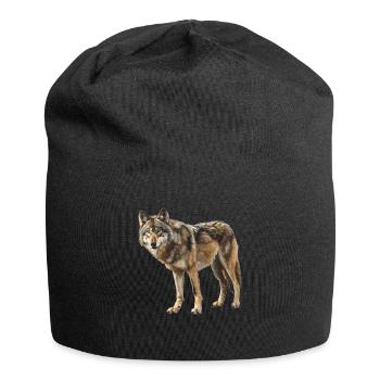 Loups Loup - Bonnet en jersey - noir - Devant
