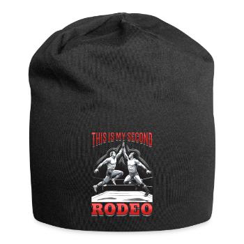 Lutteur C’est mon deuxième rodéo - Bonnet en jersey - noir - Devant
