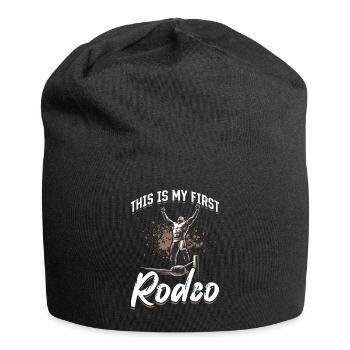 Lutteur C’est mon premier rodéo - Bonnet en jersey - noir - Devant