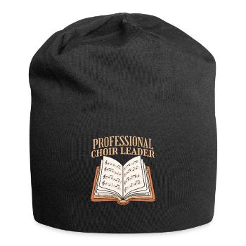 Professeur de chorale - Bonnet en jersey - noir - Devant