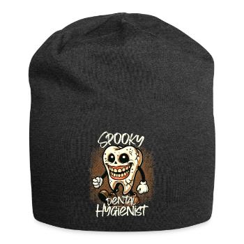 Spooky Zahnhygieniker Halloween Zahn - Jersey-Beanie - Anthrazit - Vorne