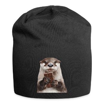 Loutre - Bonnet en jersey - noir - Devant