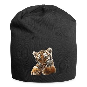 Tiger - Jersey-Beanie - Schwarz - Vorne