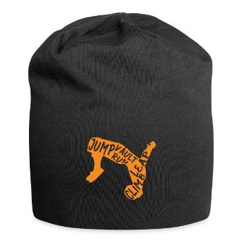 Backflip Salto Akrobatik Parkour Turnen Geschenk - Jersey-Beanie - Schwarz - Vorne