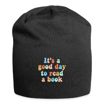 Book Books Library Reading Literature Read Books - Jersey Beanie - black - Front