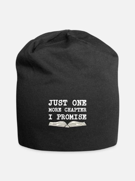 Book Books Library Reading Literature Read Books - Jersey Beanie - black