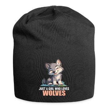 Loups Loup - Bonnet en jersey - noir - Devant