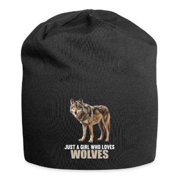 Loups Loup - Bonnet en jersey - noir - Devant