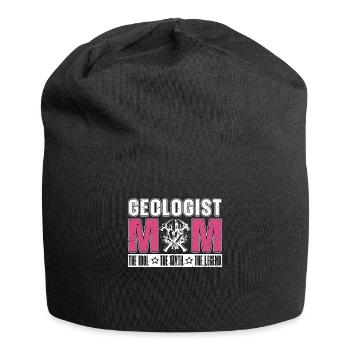 Géologue Maman L’idole Le mythe Collectionneur de minéraux - Bonnet en jersey - noir - Devant