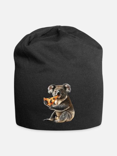 Koala - Bonnet en jersey - noir