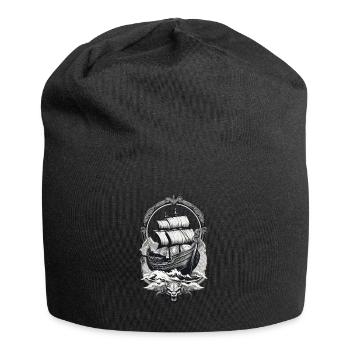 Adventurous Viking journey on the high seas - Jersey Beanie - black - Front