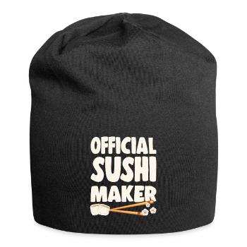 Sushi Lover Official Sushi Maker - Jersey-Beanie - Schwarz - Vorne