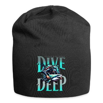 Tauchen Taucher - Jersey-Beanie - Schwarz - Vorne