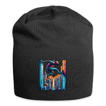 Parkour - Jersey-Beanie - Schwarz - Vorne