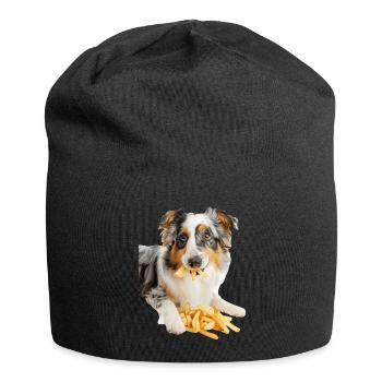Berger australien - Bonnet en jersey - noir - Devant