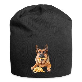 Berger allemand - Bonnet en jersey - noir - Devant