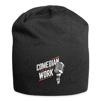 Comedian at work Microphone Stand up comedy - Jersey Beanie - black - Front