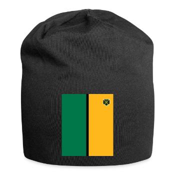 Jamaïque Jamaïque Rasta Raggea Drapeau Rastafari - Bonnet en jersey - noir - Devant