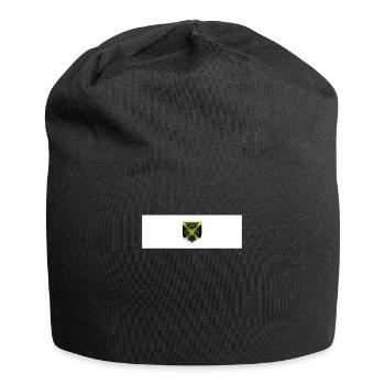Jamaïque Jamaïque Rasta Raggea Drapeau Rastafari - Bonnet en jersey - noir - Devant
