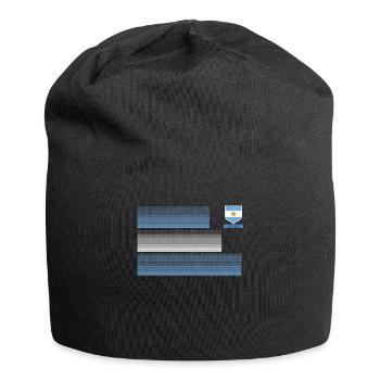Argentine Cadeau Argentine Drapeau argentin - Bonnet en jersey - noir - Devant