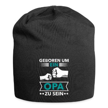 Opi GEBOREN UM EIN OPA ZU SEIN Lustiges - Jersey-Beanie - Schwarz - Vorne
