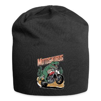 motosaurus - dinosaure et moto - Bonnet en jersey - noir - Devant