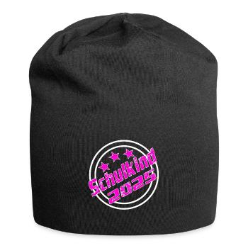 Schulkind 2025 Schulanfang Grundschule Kind - Jersey-Beanie - Schwarz - Vorne