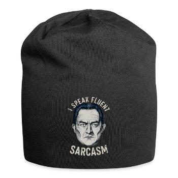 I speak fluent sarcasm - Jersey Beanie - black - Front