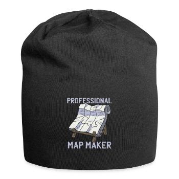 Kartograph - Jersey-Beanie - Schwarz - Vorne