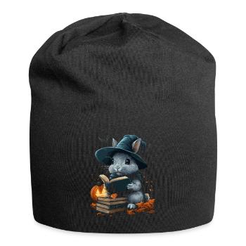 Halloween Lapin Cadeau Femmes Hommes Enfants Décoration - Bonnet en jersey - noir - Devant