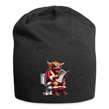 Santa Claus Christmas Men & Women - Jersey Beanie - black - Front
