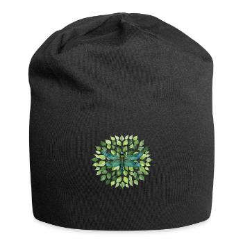 L’élégance de la nature Libellule L’élégance de la nature - Bonnet en jersey - noir - Devant