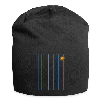 Argentine Cadeau Argentine Drapeau argentin - Bonnet en jersey - noir - Devant