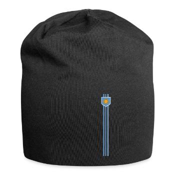 Argentine Cadeau Argentine Drapeau argentin - Bonnet en jersey - noir - Devant