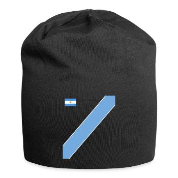 Argentine Cadeau Argentine Drapeau argentin - Bonnet en jersey - noir - Devant