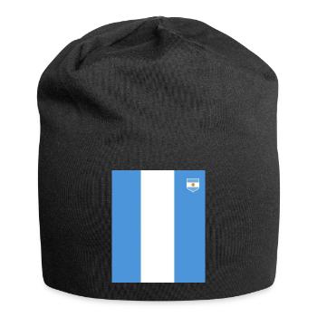 Argentine Cadeau Argentine Drapeau argentin - Bonnet en jersey - noir - Devant