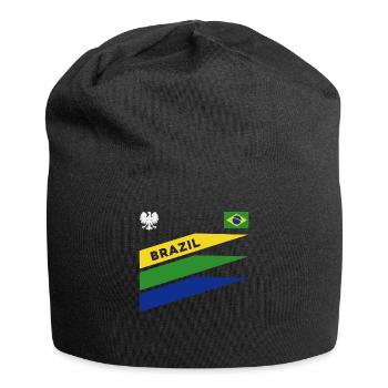 Brazil Brazil shirt Brazilian Rio de Janeirao - Jersey Beanie - black - Front