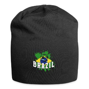Brazil Brazil shirt Brazilian Rio de Janeirao - Jersey Beanie - black - Front