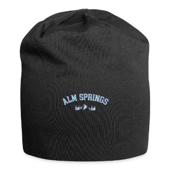 Berge Alpen Alm Springs - Jersey-Beanie - Schwarz - Vorne