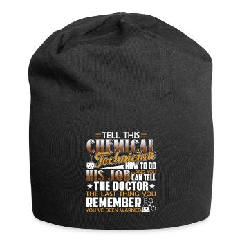 Chemical Technician Chemical Technician Job - Jersey Beanie - black - Front