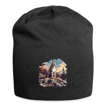 Bobcats Rotluchse Rotluchs Luchs - Jersey-Beanie - Schwarz - Vorne