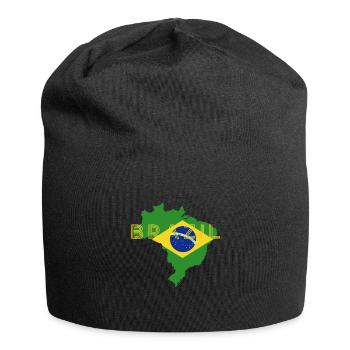 Brasilien Brazil shirt Brasilianer Rio de Janeirao - Jersey-Beanie - Schwarz - Vorne