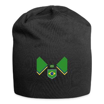 Brasilien Brazil shirt Brasilianer Rio de Janeirao - Jersey-Beanie - Schwarz - Vorne