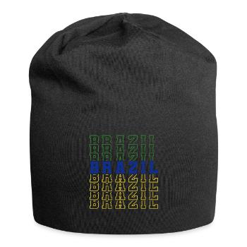 Brazil Brazil shirt Brazilian Rio de Janeirao - Jersey Beanie - black - Front