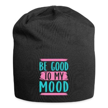 Yoga Be Good To My Mood Funny Yoga - Jersey-Beanie - Schwarz - Vorne