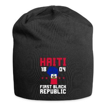 Vacances Haïti Caraïbes - Bonnet en jersey - noir - Devant